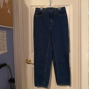 LANDS' END DARK BLUE SKINNY JEANS